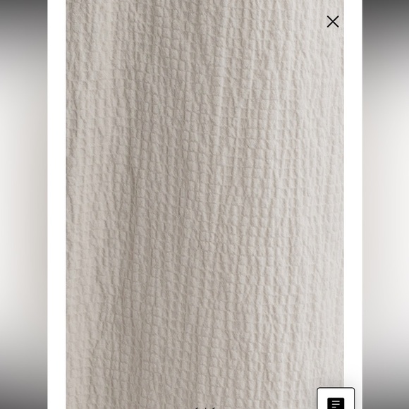 Eileen Fisher Stretch Organic Cotton Crop Pants Wide Leg Large Greige Chalk - Picture 2 of 15